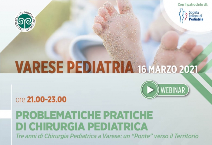 VARESE PEDIATRIA - PROBLEMATICHE PRATICHE DI CHIRURGIA PEDIATRICA - Tre anni di Chirurgia Pediatrica a Varese: un 